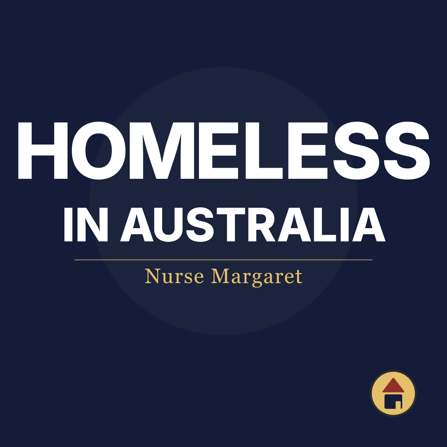 Homeless in Australia podcast cover